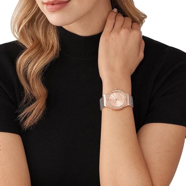 Orë dore MICHAEL KORS LENNOX për femra, rozë ari