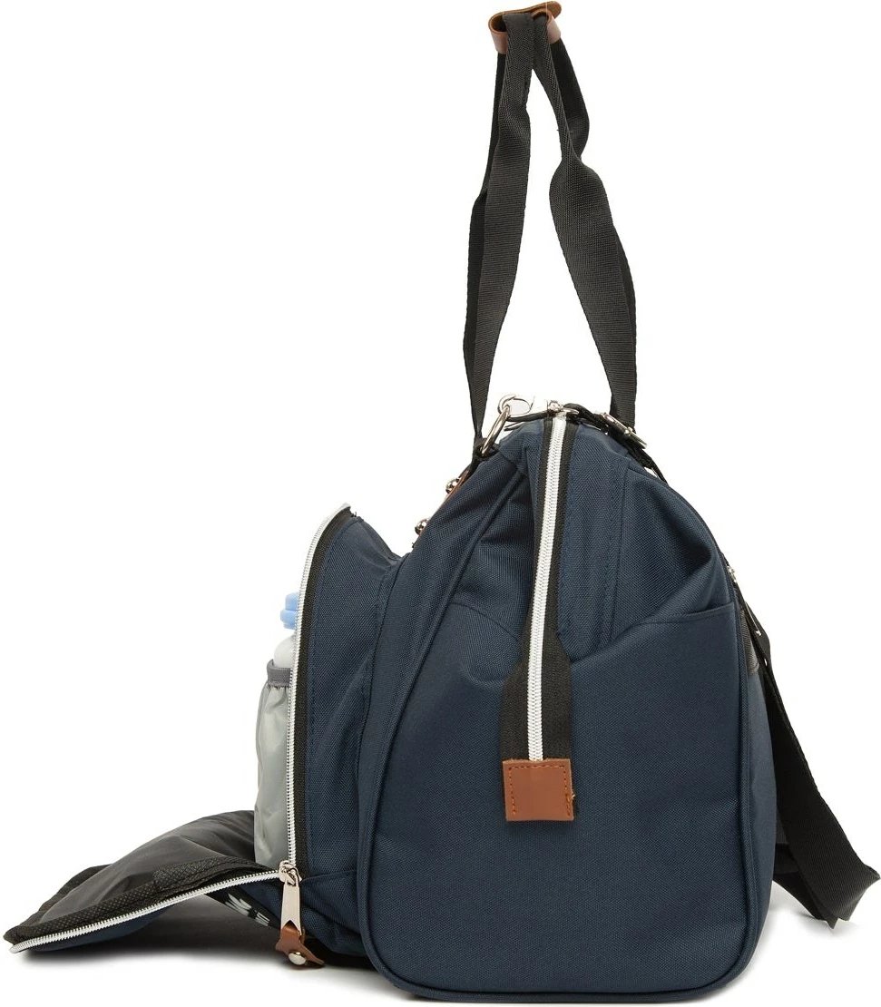 Çantë dore e madhe, ngjyrë blu e errët, Zoozie Bags, 2153 - 32145