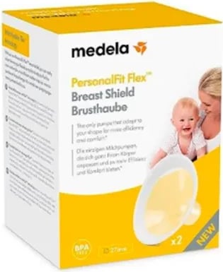 Funil për pompë gjiri Medela Personal Fit Flex L, 2 copa