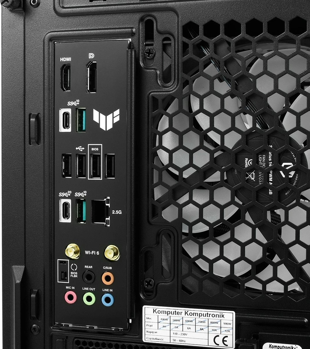 Kompjuter Komputronik Ultimate R970 B23, Ryzen 9, RTX 4080 Super, 64GB, 4TB+8TB, W11H, e zezë