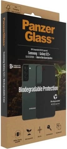 Mbështjellës PanzerGlass për Samsung Galaxy S22+, i zi, biodegradues