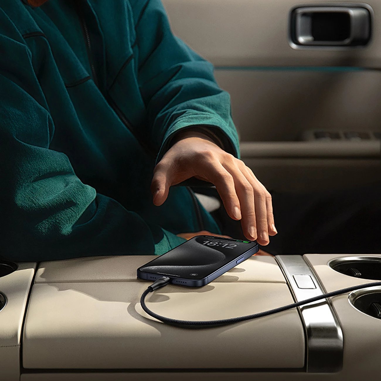 Kabllo Baseus Flash 2, USB-A në USB-C, 2m, 100W, e zezë