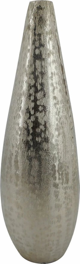 Vazo dekorative, alumin, ngjyrë argjendi, 15x15x46cm Vazo dekorative, alumin, ngjyrë argjendi, 15x15x46cm