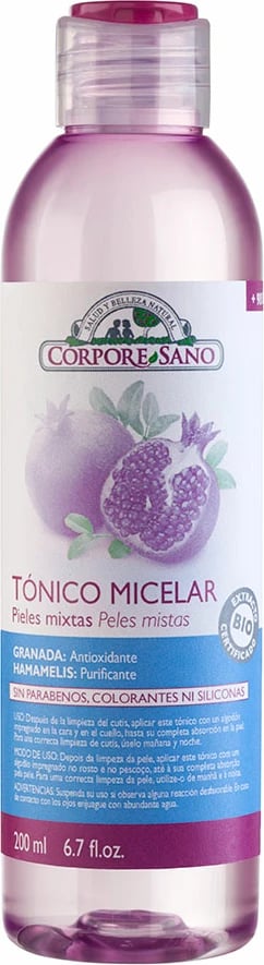 Tonik micelar CORPORE për lëkurë të përzier, 200ml