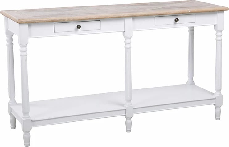 Konsol History, e bardhë-natyrale, 143x48x79