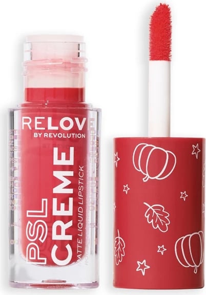 Revolution Relove *Pumpkin Spice* - Matte Liquid Lipstick PSL Creme - Mocha Berry