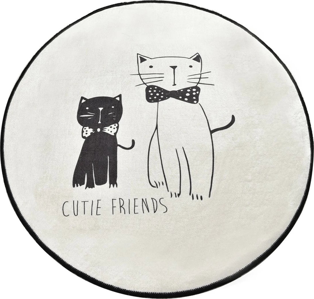 Tapet për banjo Mijölnir, dizajn me mace të vogla, shumëngjyrësh, Djt