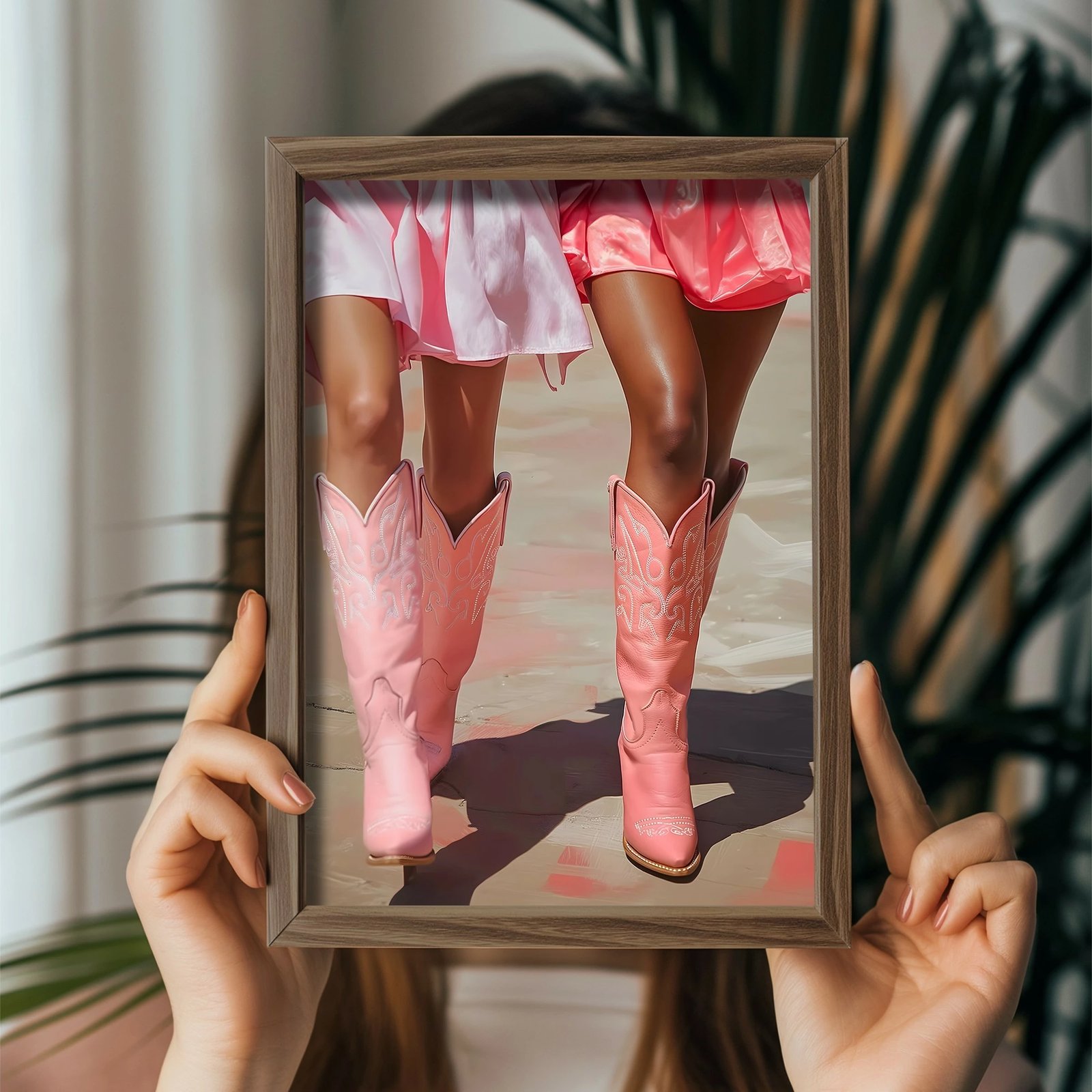 Pikturë dekorative me kornizë, MDF, shumëngjyrëshe, Wallity, GE082-L