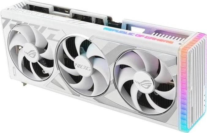 Kartelë grafike ASUS GeForce RTX 4080 SUPER ROG STRIX OC WHITE 16GB DLSS 3 Kartelë grafike ASUS GeForce RTX 4080 SUPER ROG STRIX OC WHITE 16GB DLSS 3