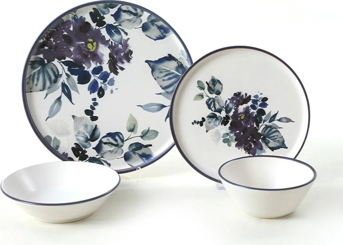 Set enësh për drekë prej qeramike, 24 copë, Hermia Concept, X0001414200000000000000000