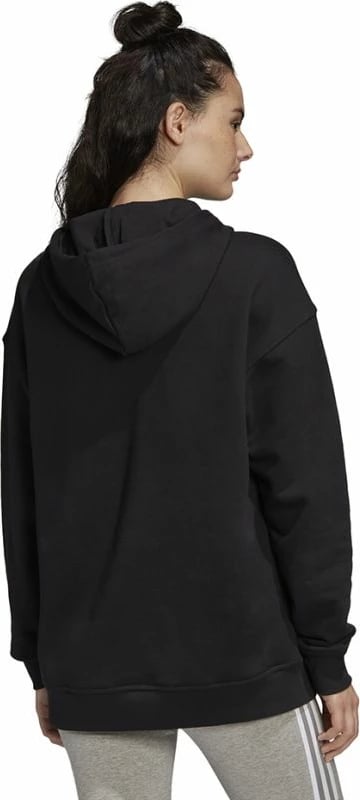 Duks adidas Trefoil Hoodie për Femra, i zi
