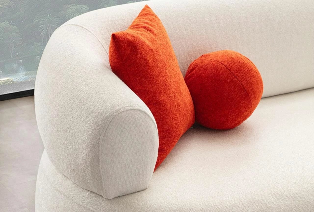 Këndsofa Atelier del Sofa, Roma, e bardhë, anë e djathtë