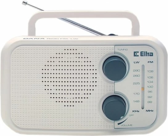 Radio portabile Eltra DANA 206, mono, e bardhë