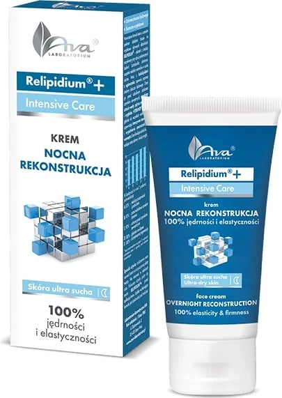 Krem nate për fytyrë Ava Laboratorium Relipidum+ Night Reconstruction Cream për femra, 50ml