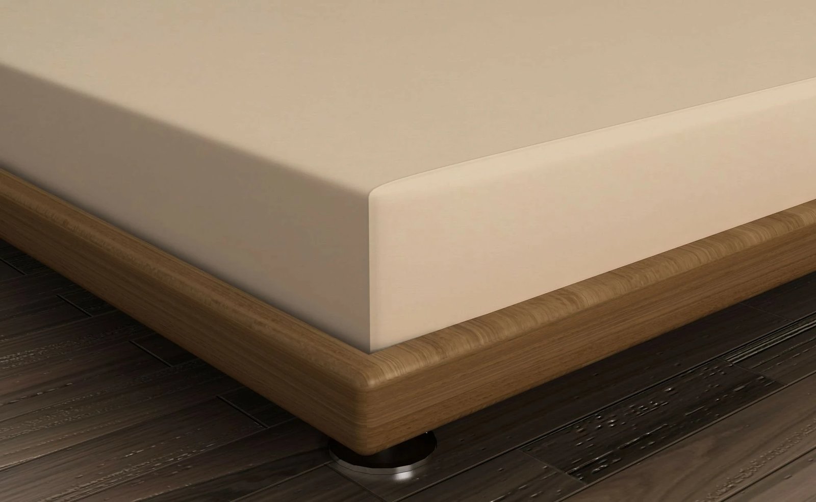 Çarçaf i madh i shtrënguar, ranforce, ngjyrë bezhë, L'essentiel