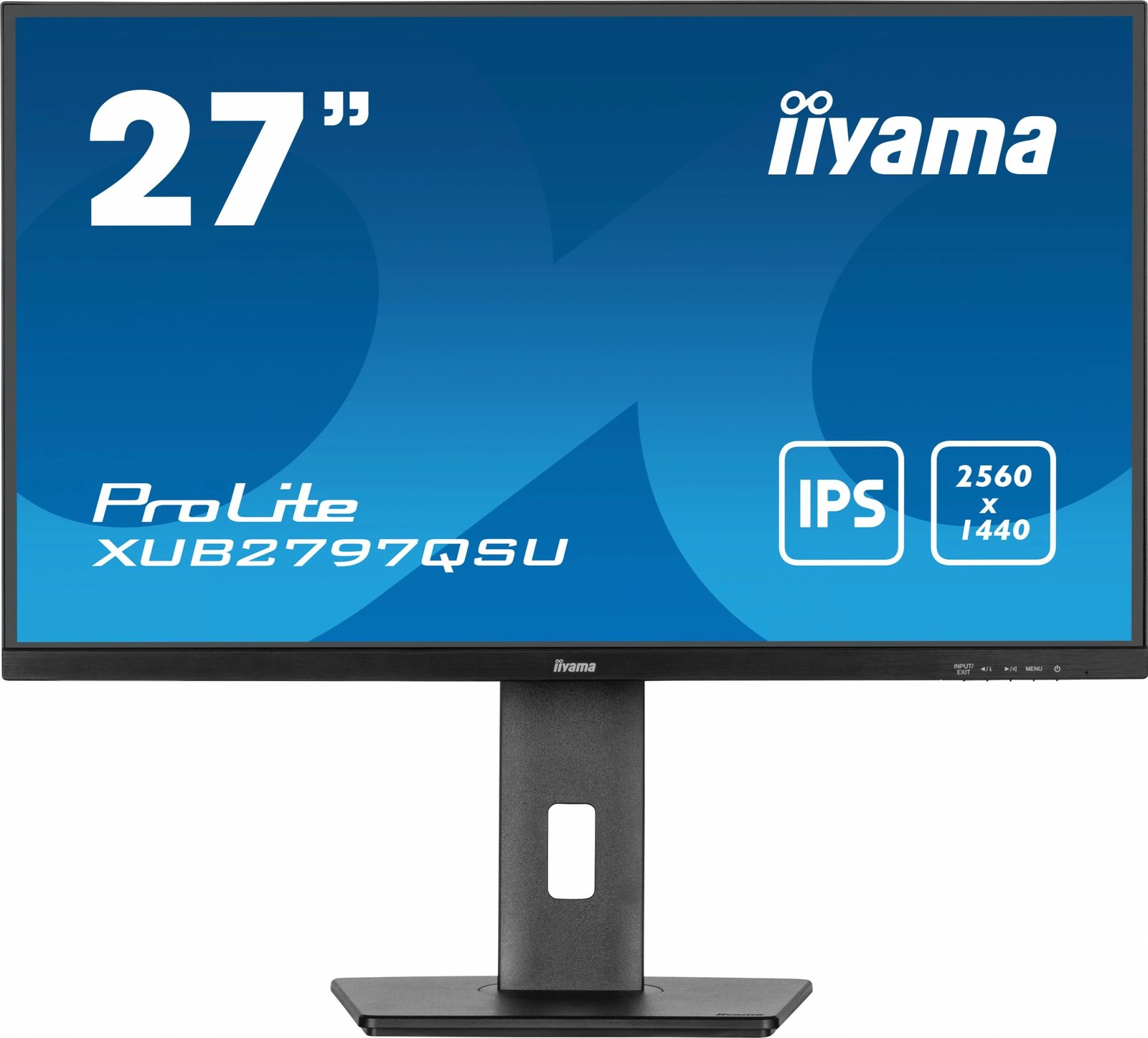 Monitor iiyama ProLite XUB2797QSU-B2, 27", 2560 x 1440, LED, 1 ms, e zezë