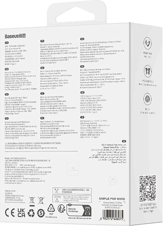 Kufje TWS Baseus Bowie M2s, Bluetooth 5.3, ANC, me kuti karikimi, të zeza Kufje TWS Baseus Bowie M2s, Bluetooth 5.3, ANC, me kuti karikimi, të zeza