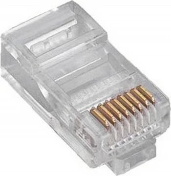 Mbështjellës RJ45 Digitus Cat.5e, 8P8C, paketë 100 copë, Transparent