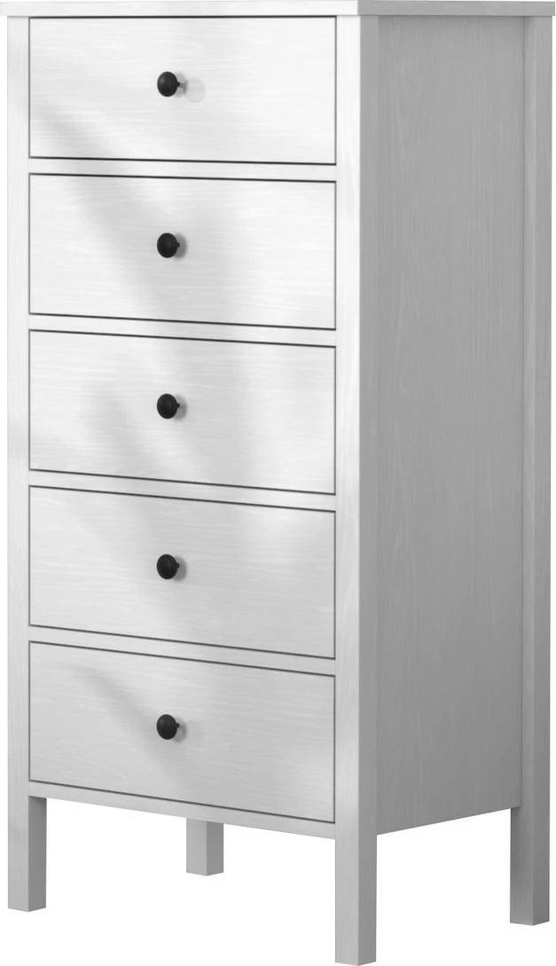 Komodë Hanah Home, FRN-20027, ngjyrë druri dhe e bardhë