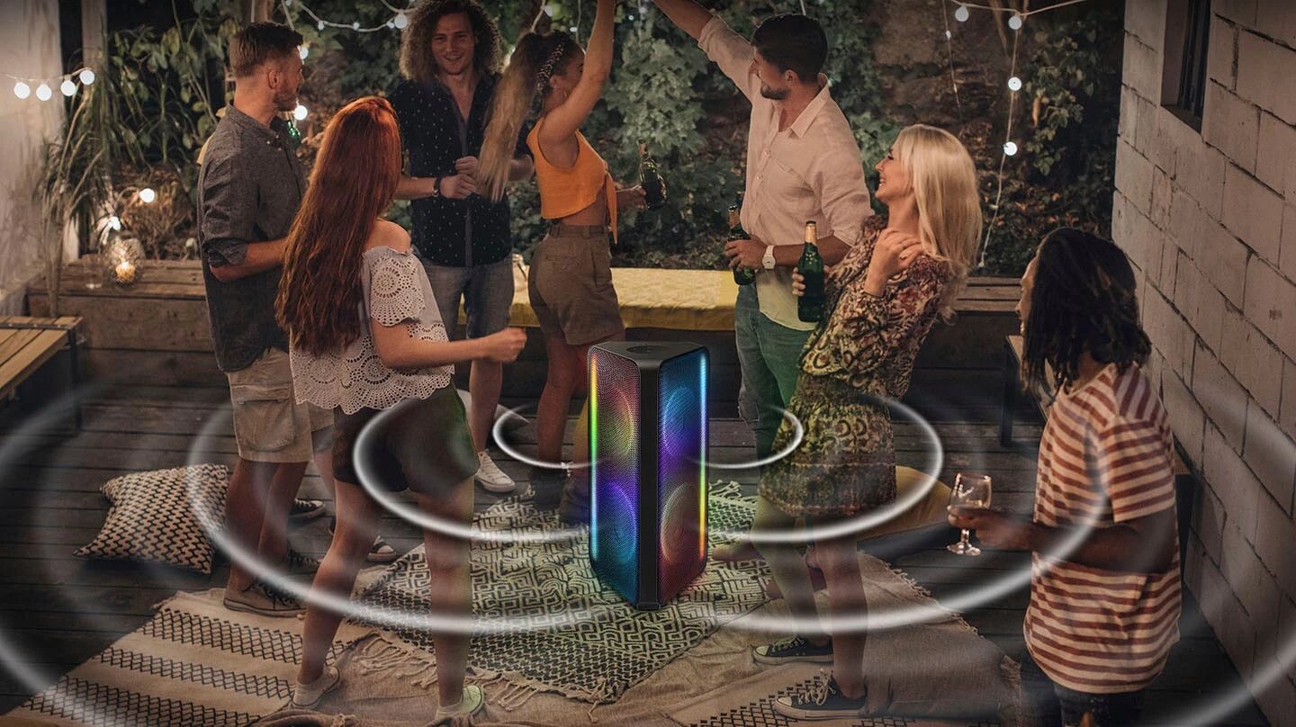 ZMADHUES ZERI SAMSUNG MX-ST50B/EN | 240W  RGB BLUETOOTH IPX5 BLACK