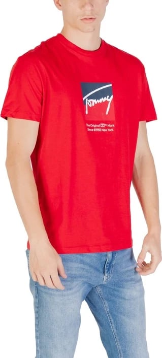 Maicë për meshkuj Tommy Hilfiger Jeans e kuqe