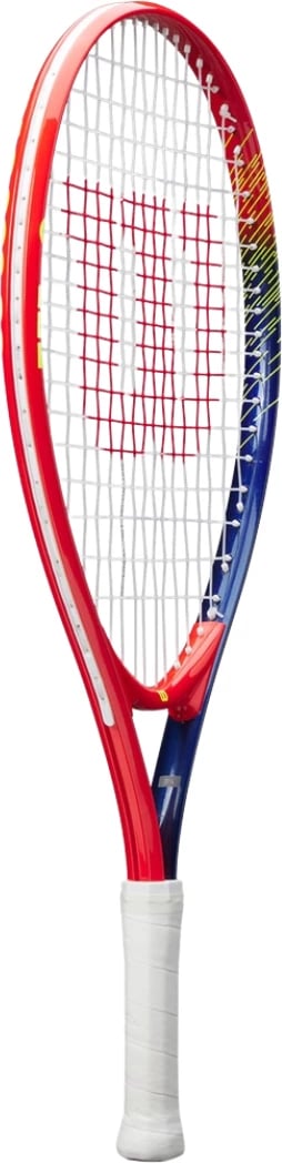 Reket tenisi për djem Wilson, fëmijë, kuq e kaltër