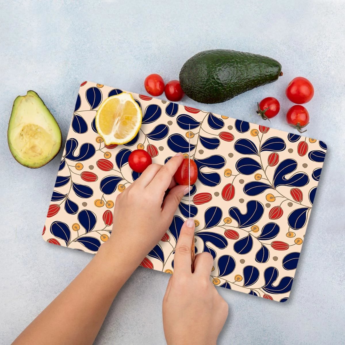 Dërrasë prerëse Hermia, qelq i temperuar, shumëngjyrëshe, Ckt131 - 3040