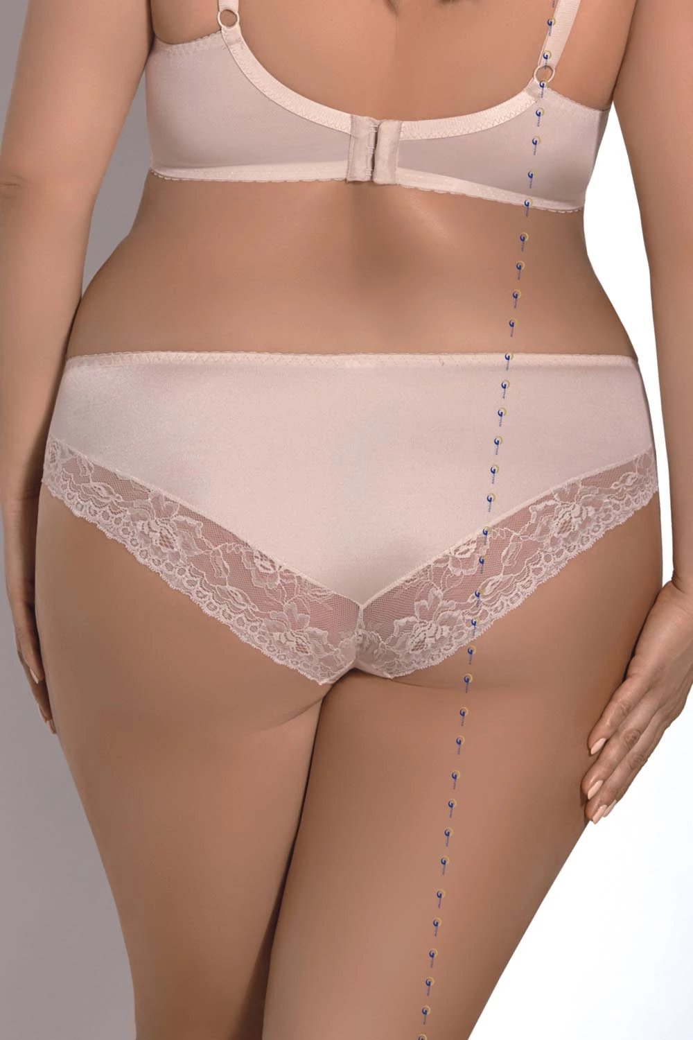 Të brendshme Gorsenia Lingerie 114795, bezhë