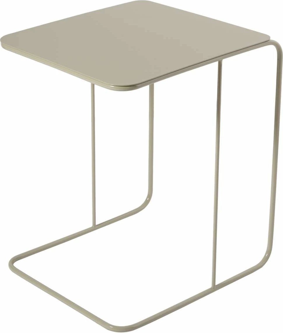 Tavolinë anësore metalike, ngjyrë taupe, Skye Decor, Shb-011-B