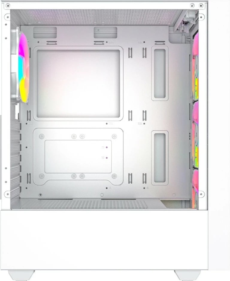 Kasë Gembird Fornax 4000 ARGB, Midi Tower, ATX/ITX/Micro ATX, e bardhë