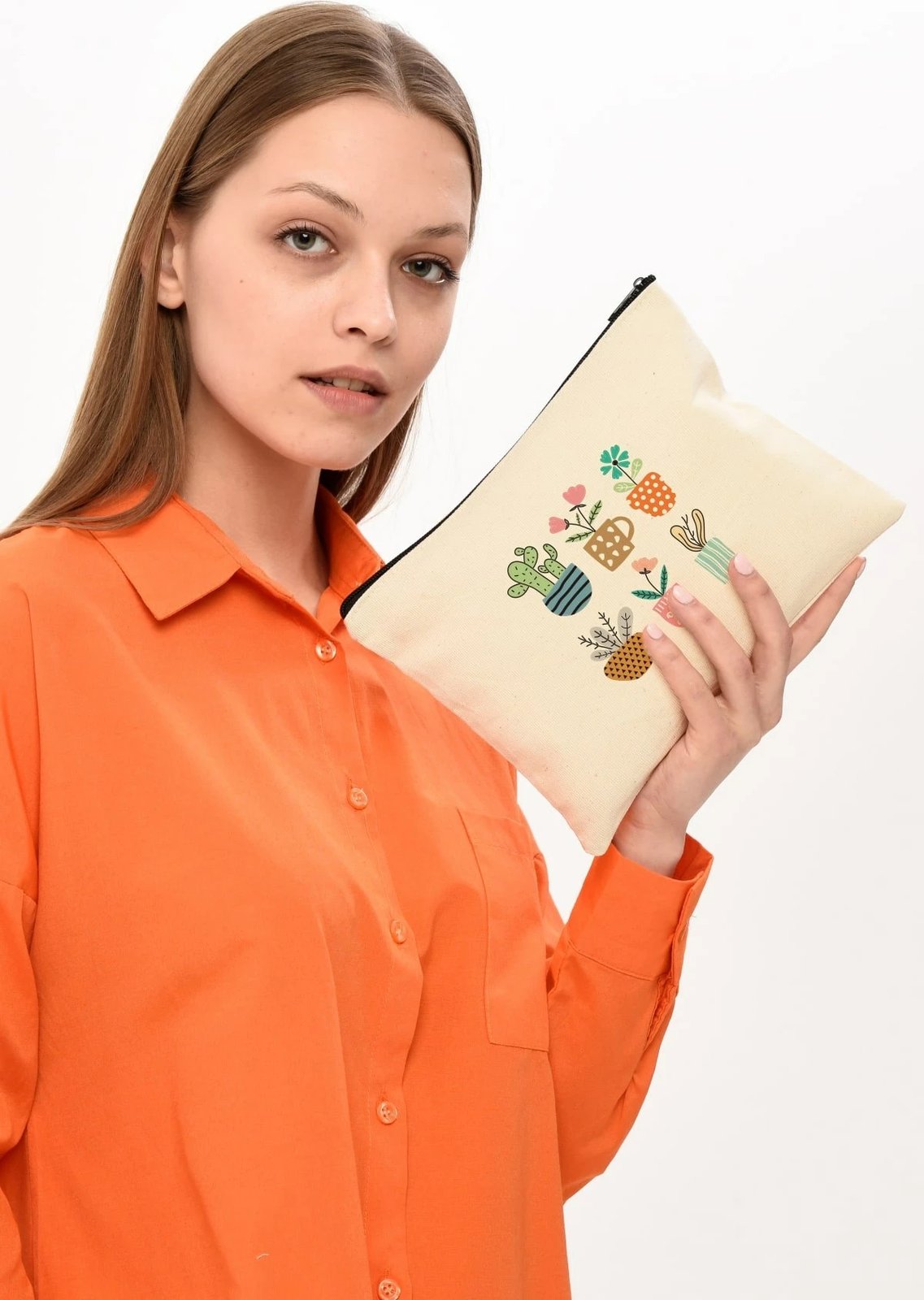 Qese për make-up Zoozie Bags, 0718, krem