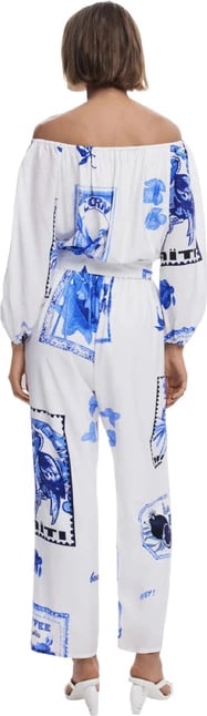 Jumpsuit Desigual për femra, të bardha