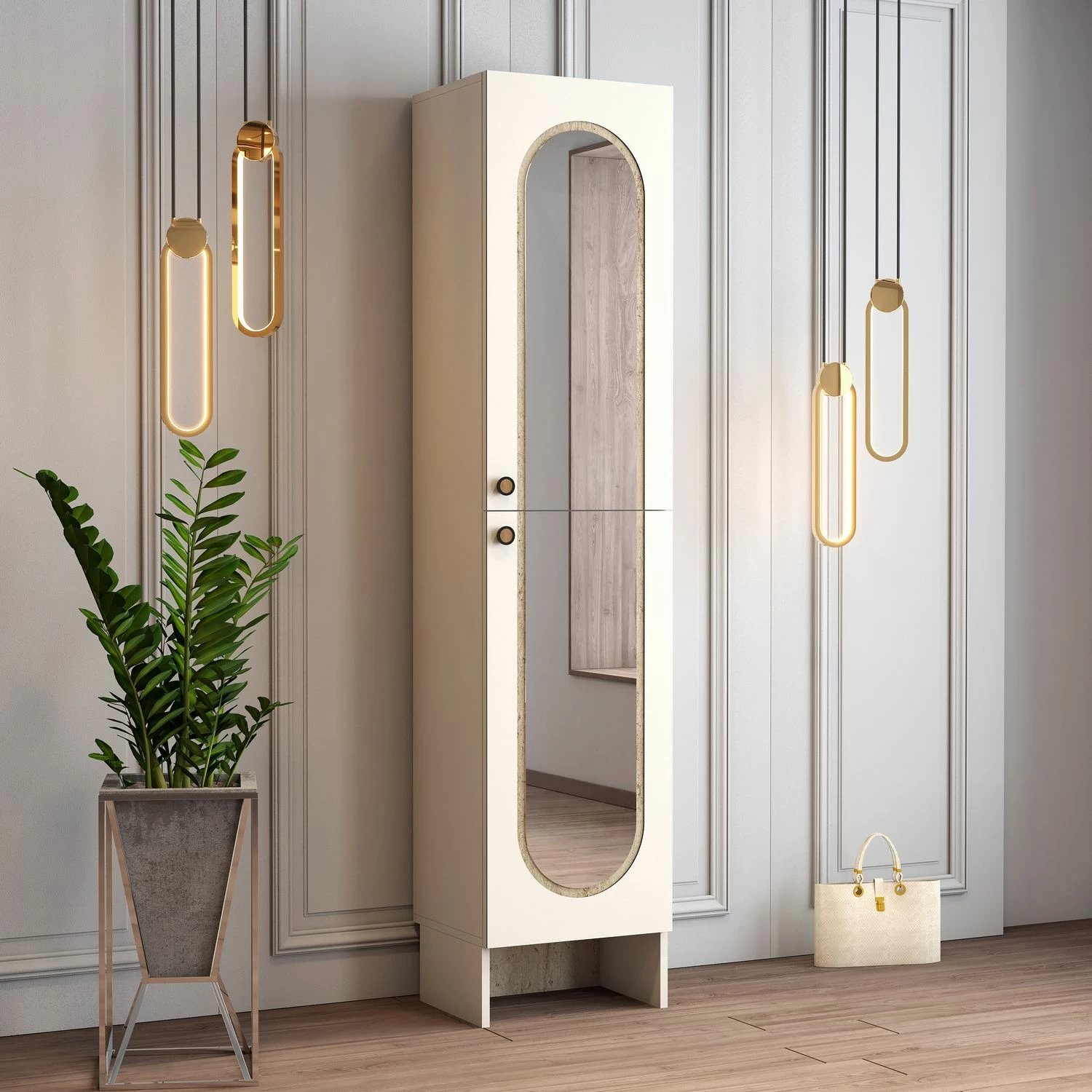 Stendë korridori Skye Decor, Palermo M, krem-travertin