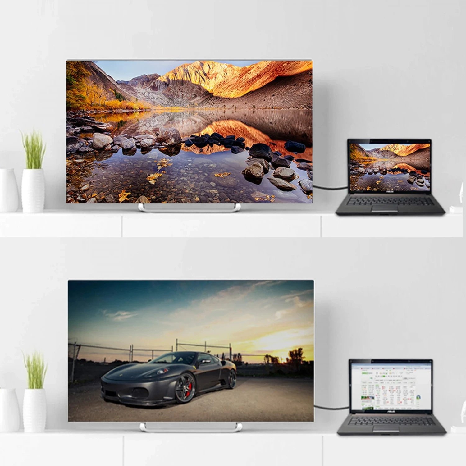 Kabllo DisplayPort Unitek, 5.0m, e zezë