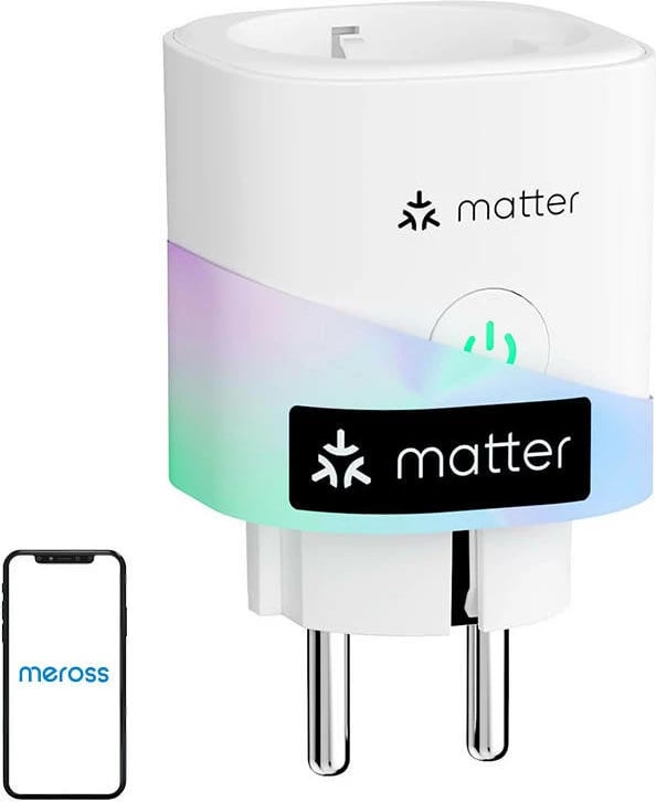 Prizë e mençur Meross MSS315MA-EU me matje të energjisë, Matter, e bardhë
