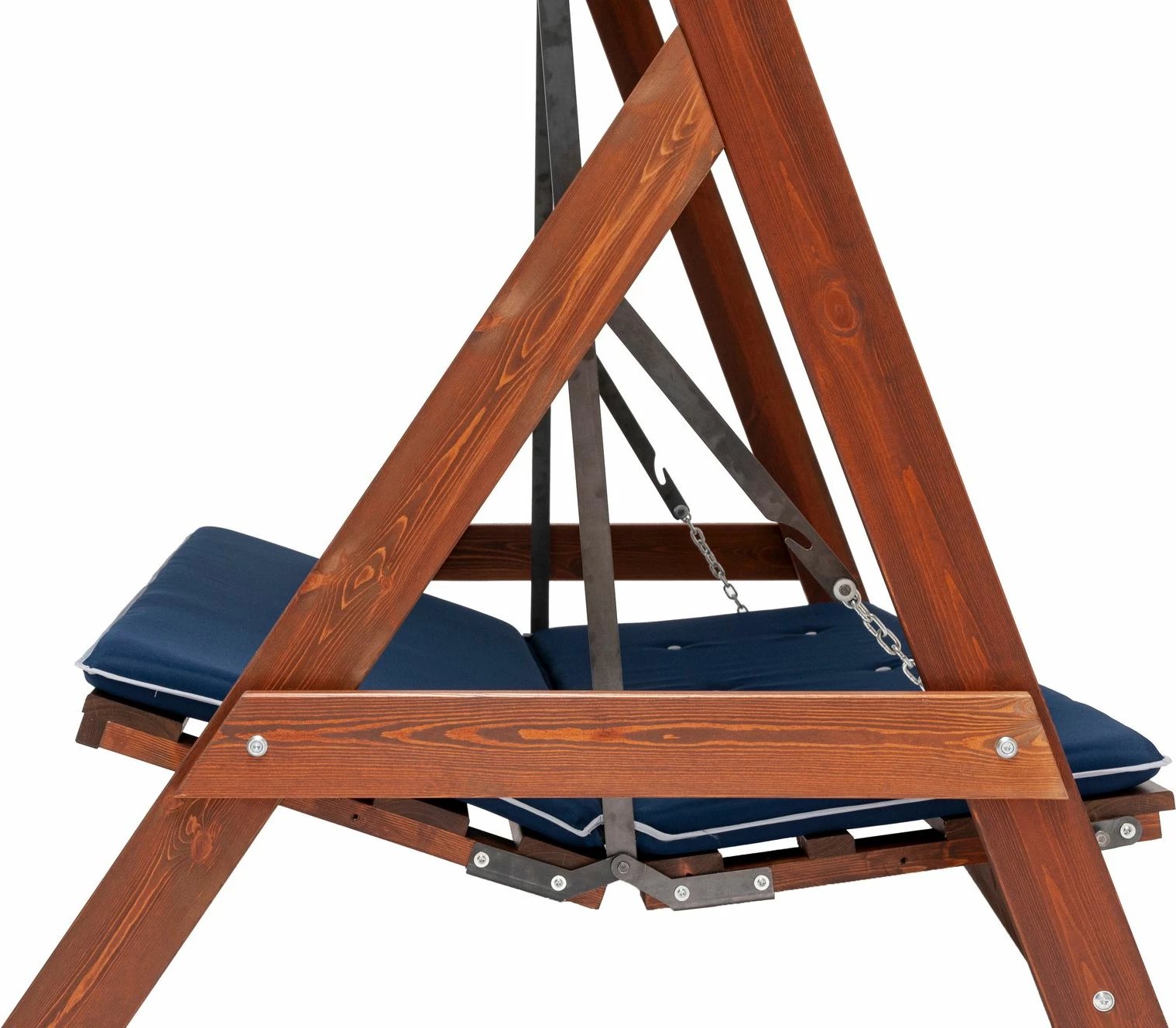 Karrige lëkundëse treshe për kopsht, ngjyrë navy blue, Skye Decor Roma 2002