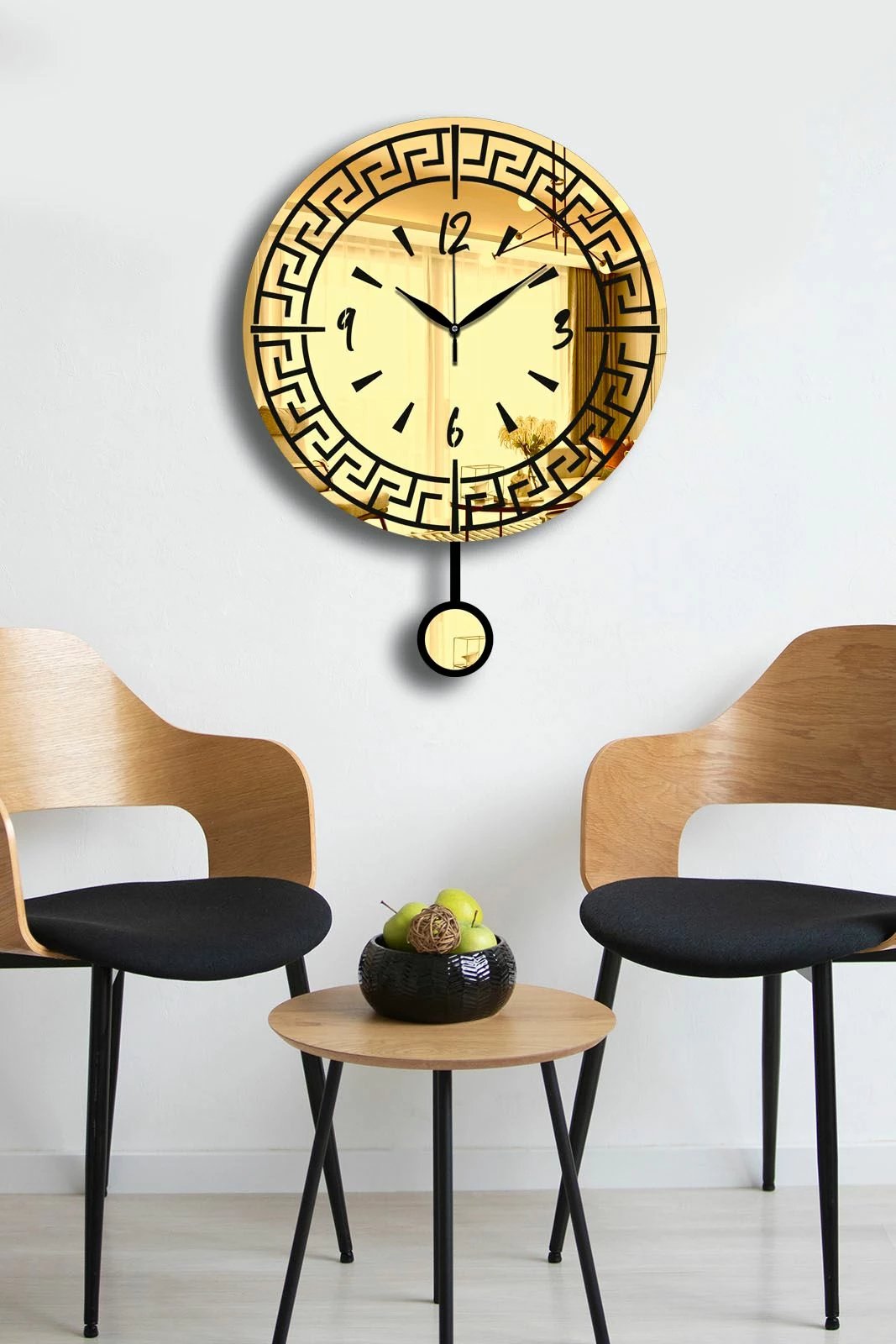 Orë muri dekorative Wallity, ngjyrë ari, Vlnt113Al