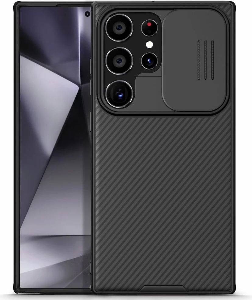 Mbështjellës Nillkin CamShield Pro për Samsung Galaxy S24 Ultra, i zi