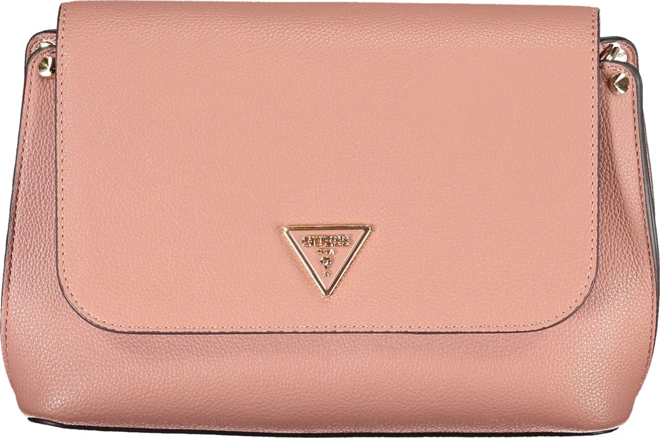 Çantë GUESS JEANS MERIDIAN për femra, rozë