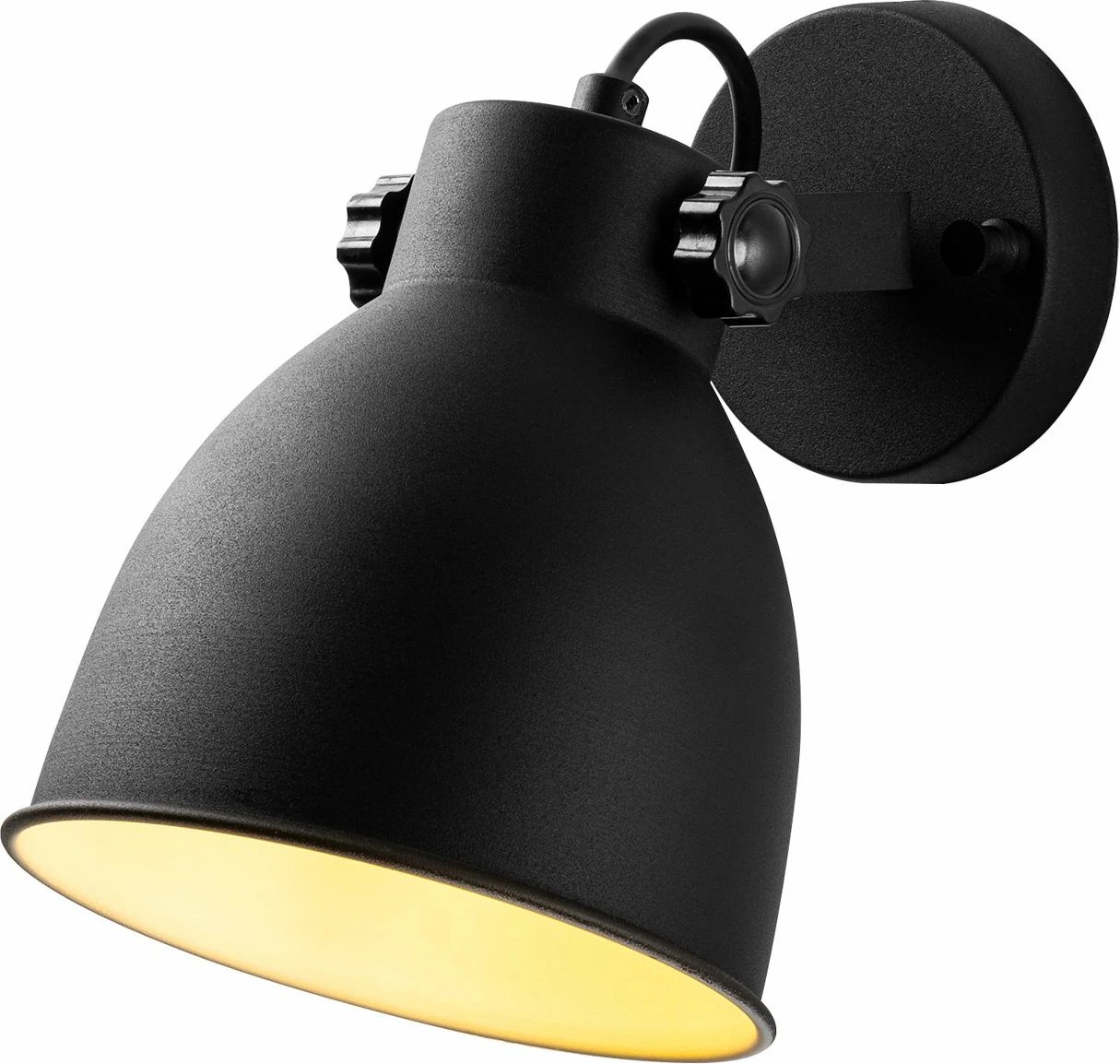 Llambë muri Opviq, Spotkafası, e zezë, 16x26x17cm