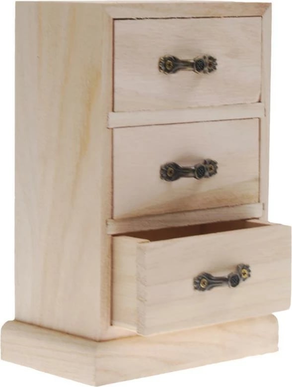 Kuti druri NEXT me 3 sirtarë, H18x11x7cm