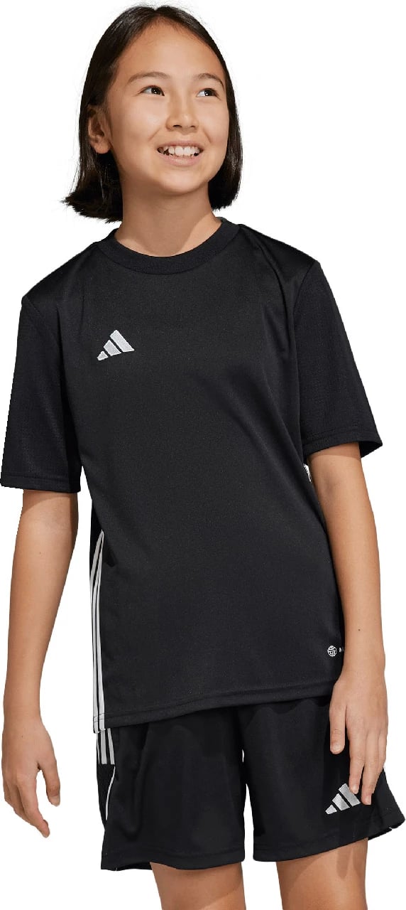 Maicë futbolli për fëmijë adidas, e zezë