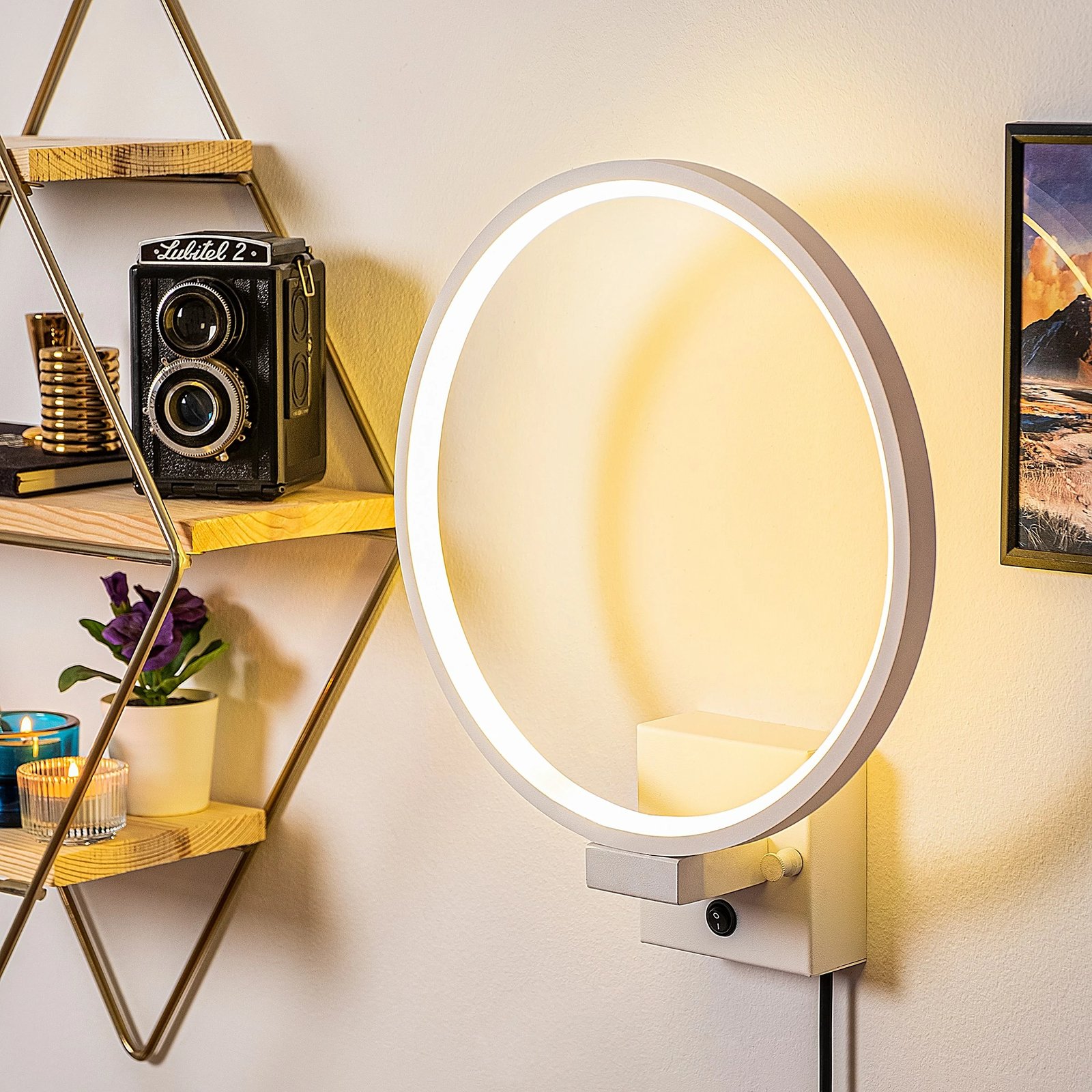 Llambë muri Opviq, Halka - 13310, e bardhë