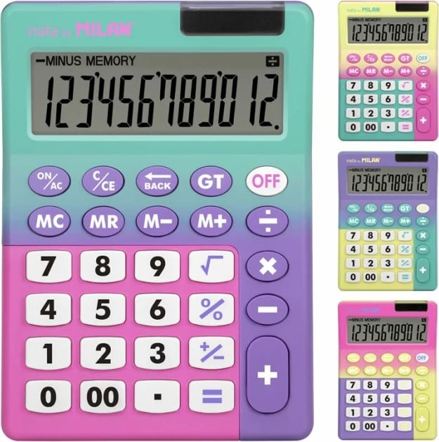 MILAN KALKULATOR 12-DIGIT SUNSET 151812SN