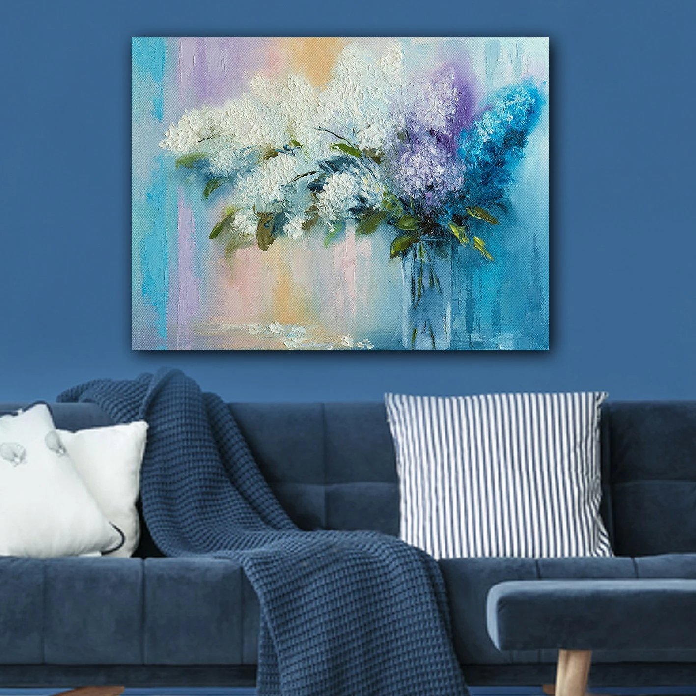 Pikturë dekorative në kanavacë, shumëngjyrëshe, 70x100cm, 486880663_70100