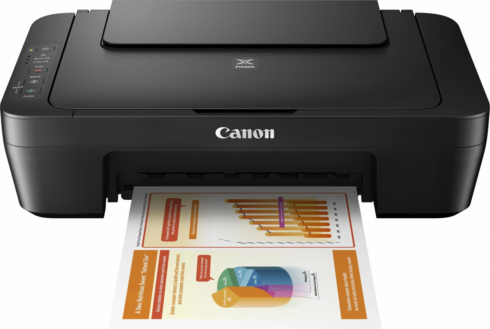 Printer Canon PIXMA MG2550S, Inkjet, Printim ngjyrë, 4800 x 600 DPI, Kopjim ngjyrë, A4, E zezë