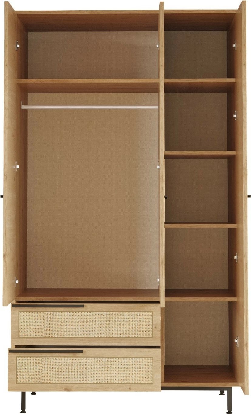 Dollap Skye Decor, ngjyrë arre dhe lis, On15-Su