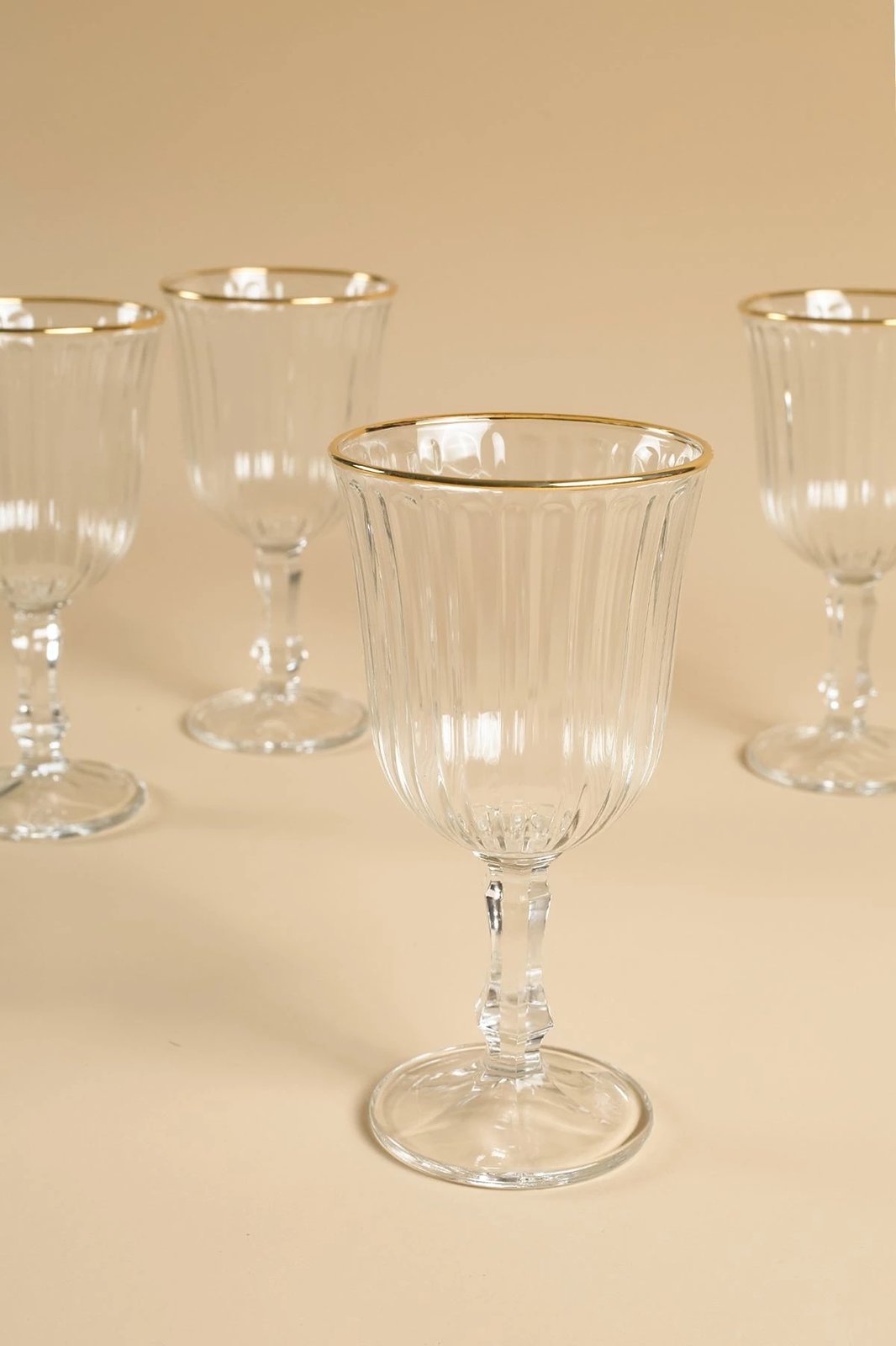 Set gotash (4 copë), Hermia Concept, Splendid 240, ngjyrë ari, transparente