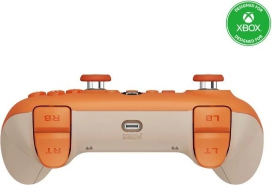 Gamepad 8BitDo Ultimate C RET00458, me kabllo, për Xbox One/Series X|S dhe PC, Portokalli