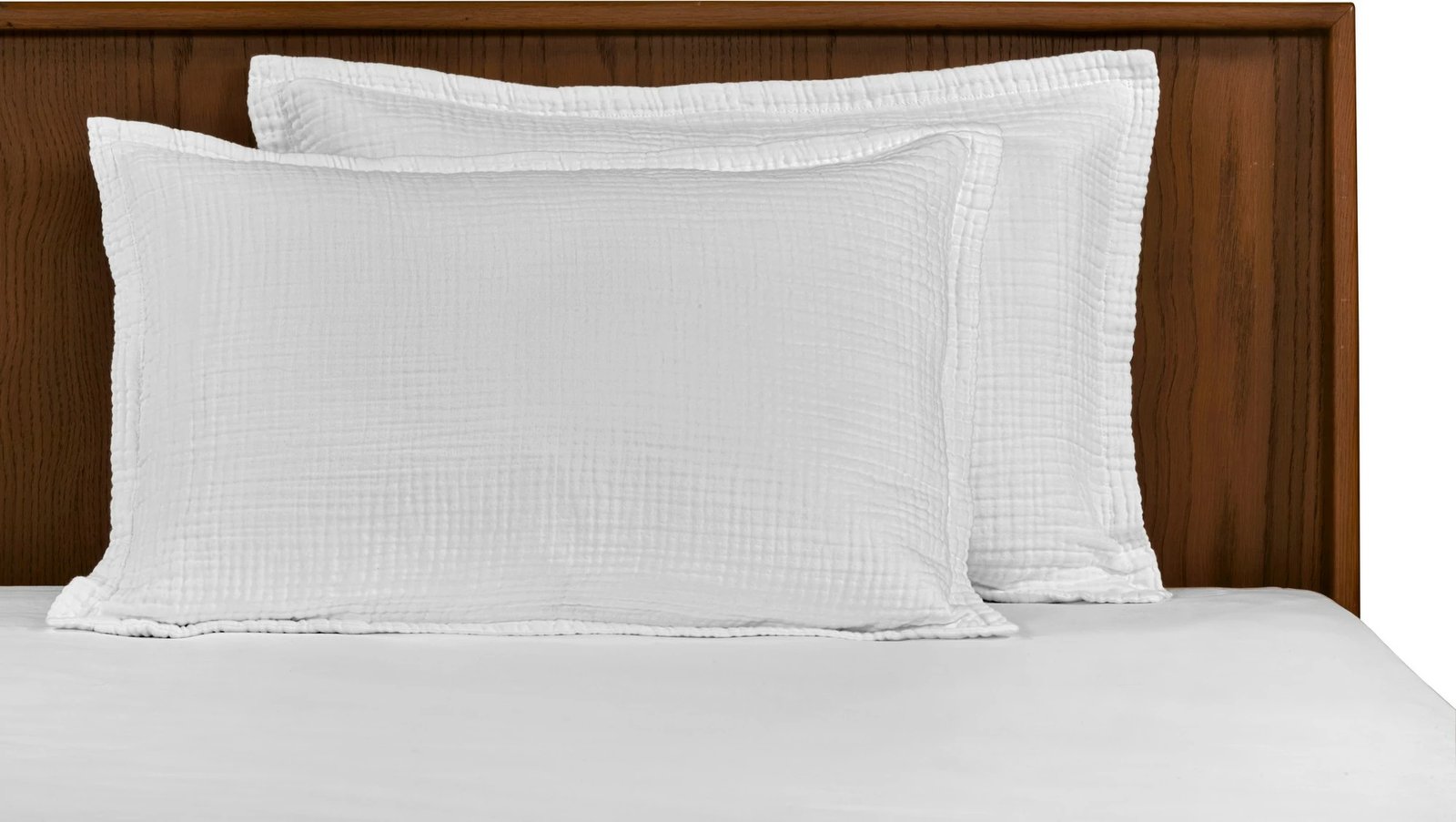 Jastëkëmbulesë L'essentiel, garzë, 50x70, e bardhë